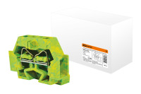 Микроклемма модульная МКМ 4мм2 желто-зеленая TDM Electric, SQ0822-0109