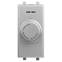 4404131 - ДКС Диммер поворотный модульный, "Avanti", "Закаленная сталь", 1 модуль