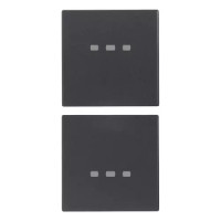 Vimar Две клавиши 1М для автоматизации, серые, 20751 Vimar Две клавиши 1М для автоматизации, серые, 20751