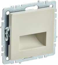 BRITE Подсветка LED встраиваемая ПЛ20-БрКр беж. IEK, BR-FL20-K10
