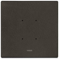 Vimar Накладка EIKON TACTIL для 2 модулей, натуральная кожа табак ( мин. 20 шт.), 21662.22