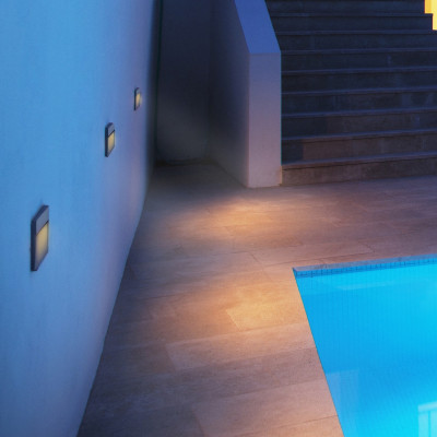 Уличный настенный светодиодный светильник Mantra Baker 7011