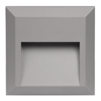 PST/W S124124 2w 4000K GREY IP65 фасадный Jazzway, 5005587