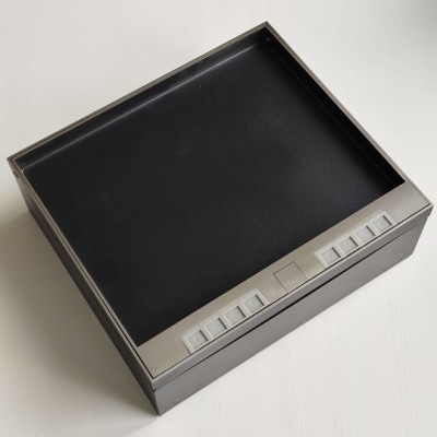 Люк напольный на 6 модулей, металлический, h=85мм, крышка с углублением 17 мм, TIMIUX, нержавеющая сталь, EU6H85U ST