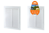 Решетка неразъемная с москитной сеткой, бел. 200х300 TDM Electric, SQ1807-0090