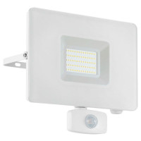 33159 Ландшафтный светод. спот FAEDO 3 c датч. дв-я, 50W (LED), 4800lm, L205, H200, алюм., белый/сте