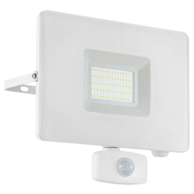 33159 Ландшафтный светод. спот FAEDO 3 c датч. дв-я, 50W (LED), 4800lm, L205, H200, алюм., белый/сте