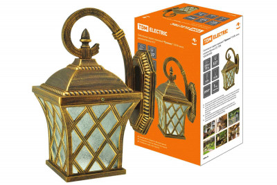 Светильник садово-парковый "Прованс" 100 Вт, вниз, шагрень/бронза Е27, TDM Electric, SQ0330-0090