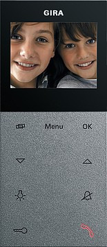 123926 Gira Квартирная видеостанция накладного монтажа Plus