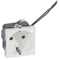 Legrand Розетка 2К+3 с индикатором - Программа Mosaic - немецкий стандарт - 2 модуля, 077212