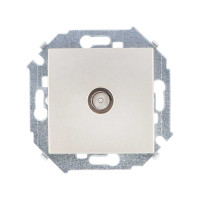 Simon Simon15 Розетка TV одиночная, винт. зажим, шампань, 1591475-034