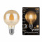 Лампа Gauss Filament G95 6W 550lm 2400К Е27 golden LED 1/20, 105802006