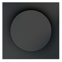 Накладка для светорегулятора поворотно-нажимного, S70 (графит), VLS002007