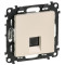 753538 - Valena LIFE.Телефонная розетка RJ11 одиночная.С лицевой панелью.Слоновая кость, Legrand