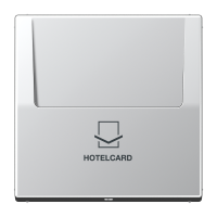 Накладка карточного выключателя "HOTELCARD"; алюминий, AL2990CARD