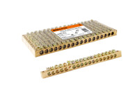 Шина "N" нулевая 8x12мм 18/2 (18 групп/крепеж по краям) TDM Electric, SQ0801-0072