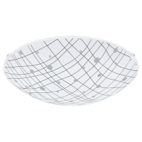 96472 Светодиод. настенно-потол. светильник VEREDA, 11W(LED), ?315, сталь, белый/стекло, гранилли бе