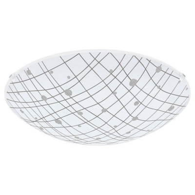 96472 Светодиод. настенно-потол. светильник VEREDA, 11W(LED), ?315, сталь, белый/стекло, гранилли бе