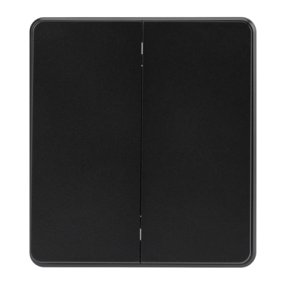 Выключатель ROUND 2 кл перекрестный (переключатель) 10А с/у оникс KRANZ, KR-78-0733-3