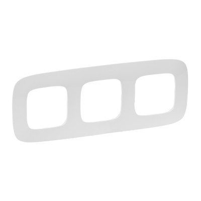 Legrand Valena ALLURE.Рамка "Белая".3-постовая универсальная, 754303