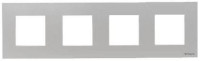 N2274 PL - Рамка 4-постовая, серия Zenit, цвет серебристый - 2CLA227400N1301 N2274 PL - Рамка 4-постовая, серия Zenit, цвет серебристый - 2CLA227400N1301