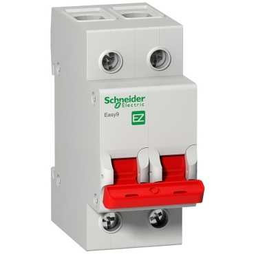 EZ9S16291 - ВЫКЛ. НАГРУЗКИ EASY9 (мод. рубильник) 2П 100А 400В =S=, Schneider Electric