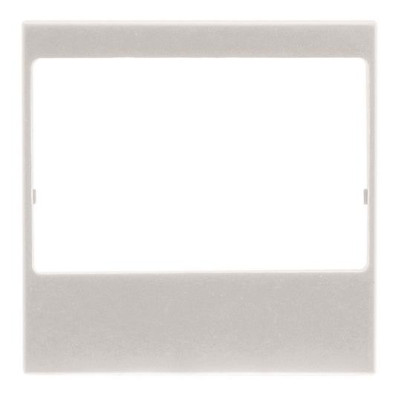 N2268 PL - Накладка (центральная плата) для механизма цифрового FM-радио арт.9368 и/или механизма (блока) ДУ арт.9368.2, серия Zenit, цвет серебристый - 2CLA226800N1301