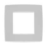 09642.11 - Vimar Накладка на 2 модуля серебро матовое