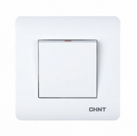 Chint 1-клавишный выключатель 10А 250В, 715377