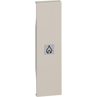 KM01PN Bticino LIVING NOW. Лицевая панель с символом "нагреватель" для выключателей и переключателей 1 модуль.Цвет Песочный., KM01PN