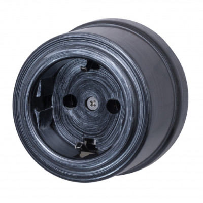 BIRONI Лизетта Пластик Серебряный век Розетка с/з, B1-101-11