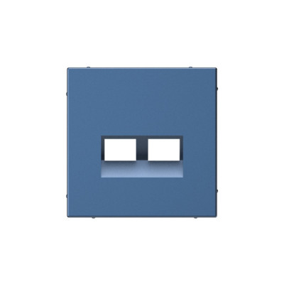 GAL001190 - ARTGALLERY НАКЛАДКА ДВОЙНАЯ для информационных функций типа Keystone, АКВАМАРИН, Systeme Electric