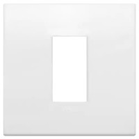 Vimar Накладка Classic на 1 модуль полярная матовая total look, 19641.B26