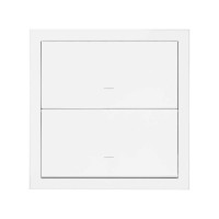 Simon 10020103-230 Кит 1 пост, фронт. 1 рамка + 2 клавиши выключателей цвета белый матовый S100