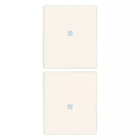 Vimar Две половинки клавиши 1M нейтральные персонализирумые белые, 31480.B