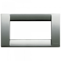 Vimar Накладка для 4 модулей металл хром, 16734.36