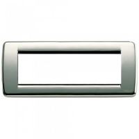 Vimar Накладка для 6 модулей RONDO металл хром, 16756.36