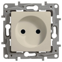 Legrand Розетка 2К+З - немецкий стандарт - винтовые зажимы - 16 А - 250 В~ - Etika - слоновая кость, 672324 Legrand Розетка 2К+З - немецкий стандарт - винтовые зажимы - 16 А - 250 В~ - Etika - слоновая кость, 672324