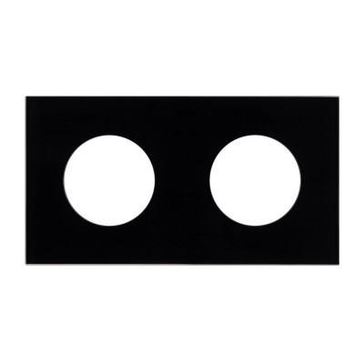 043836 - Рамка стеклянная FRM-GLARE-GC-2-BK (Arlight, -)