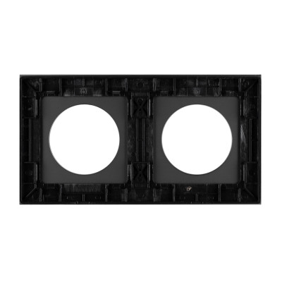 043836 - Рамка стеклянная FRM-GLARE-GC-2-BK (Arlight, -)