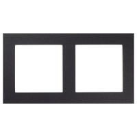 IRIDIUM Вставка на 2 поста, черный, INP205 IRIDIUM Вставка на 2 поста, черный, INP205