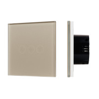 050064 - Светорегулятор сенсорный с Zigbee управлением SWT-OMALI-SD3-ZB-GD (250V, 500W) (Arlight, Стекло)