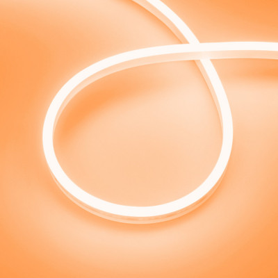 Светодиодная лента герметичная AURORA-PS-A120-12x6mm 24V Amber (10 W/m, IP65, 2835, 5m) (Arlight, -), 036683