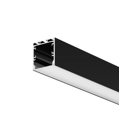 Maytoni Led Strip Алюминиевый профиль накладной-подвесной 35x35 (Черный, 3 м), ALM-3535BT-B-3M, 633004