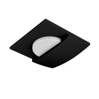 Lightstar 212167 Светильник LUMINA QUAD LED 1W 60LM ЧЕРНЫЙ 4000K (в комплекте)