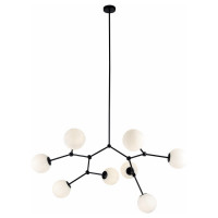 ST LUCE SL1506.403.08 Люстра подвесная ST-Luce Черный/Белый E14 8*40W