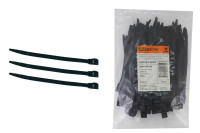 Кабельный хомут с горизонтальным замком (не разъемный) КСГ 9х260 черный (100 шт) TDM Electric, SQ0524-0002