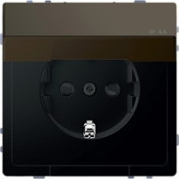 D-Life Розетка 2К+З 16 А, 250 В~, с крышкой IP44, мокко D-Life Розетка 2К+З 16 А, 250 В~, с крышкой IP44, мокко