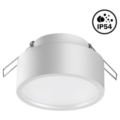 Novotech 358903 SPOT NT22 295 белый Встраиваемый влагозащищенный светильник IP54 LED 4000K 10W 220V MAY