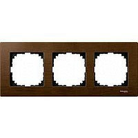 M-Elegance Рамка 3-ная, орех